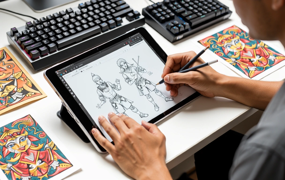 Early concept sketches at Mosavv