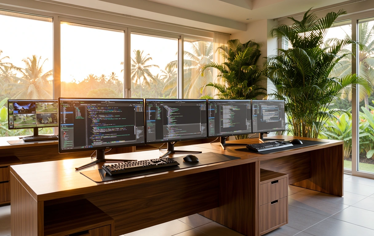 Mosavv Game Studio creative space in Denpasar